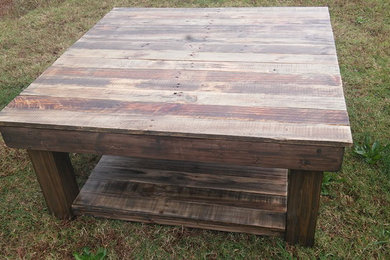 The Shades of Grey Reclaimed Pallet Wood Coffee Table
