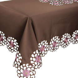 Xia Home Fashions - Daisy Splendor Tablecloth - Tablecloths