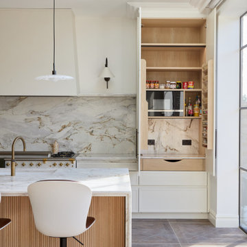 Contemporary Kitchen in Wimbleon