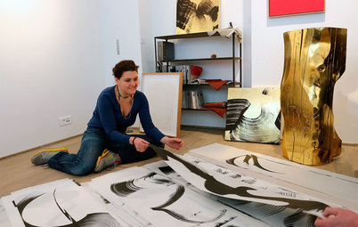 Portrait d'artisan : Manuela, doreuse, peintre et sculptrice
