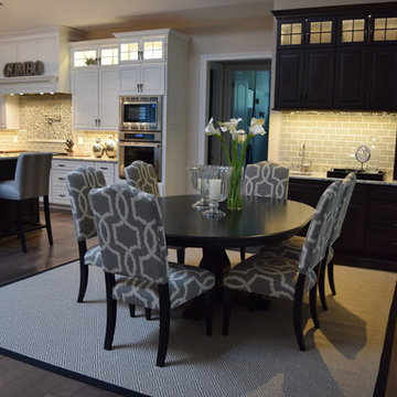 A Contemporary Kitchen with a hint of Glam