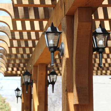 Deck with Cedar Pergola