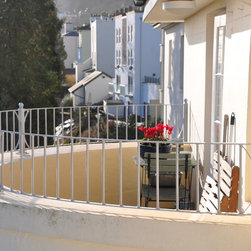Curved Balcony Wall Rail - Home Fencing And Gates