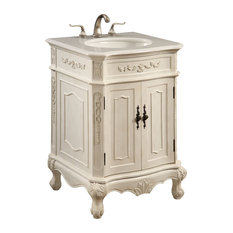 elegant 24 single bathroom vanity set antique white by elegant white finish - Single Bathroom Vanity elegant 24 single bathroom vanity set antique white by elegant white finish - Single Bathroom Vanity