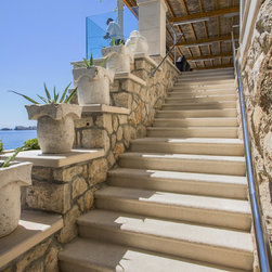 Limestone Steps and Wall Caps - Bricks And Masonry