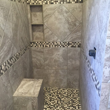 Curbless Shower Remodel in Sand Springs, OK