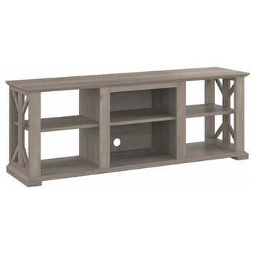Homestead Farmhouse TV Stand for 70 Inch TV in Driftwood Gray - Engineered Wood