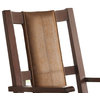 Butsea Wooden Rocking Chair, Brown