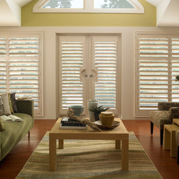 Family Room with French Doors