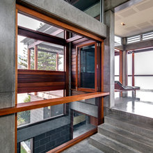 Concrete and timber