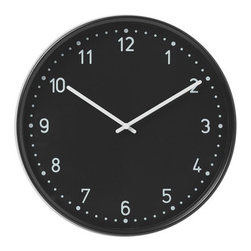 BONDIS Horloge murale, noir - Wall Clocks