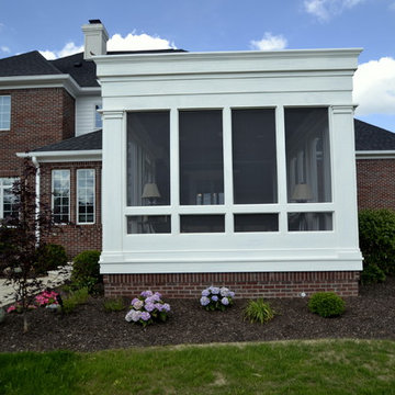 Greek Revival Screen Porch
