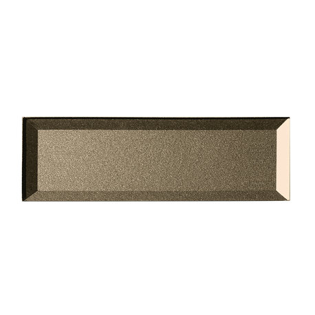 Forever 3”x12“ Bevel Glass Subway Tile,Eternal Bronze, Set of 56