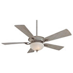 Minka Aire - Minka Aire F701-DRF Delano - 52" Ceiling Fan with Light Kit - Shade Included: TRUERod Length(s): 6 x 0.75 Dimable: TRUEInternal/Alternate: Amps: 0.59Internal/Alternate: Color Temperature: 3000* Number of Bulbs: 2*Wattage: 50W* BulbType: Mini Can Halogen* Bulb Included: Yes