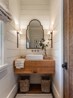 Ceiling is too high in my tiny powder room!