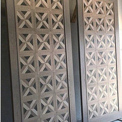 Painted Marble tile - Home Decor