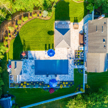 Pembroke 20'x44' PermaCrete Vinyl Liner In Ground Swimming Pool