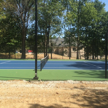 Estate Tennis Court, Carmel, Indiana