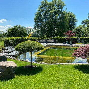 Natural Swim Pond and Japanese Garden