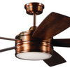 52" Braxton Ceiling Fan in Brushed Copper