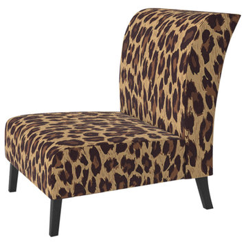 Leopard Fur II Chair, Slipper Chair