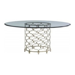 Bollinger Dining Table with 72" Glass Top - Dining Tables