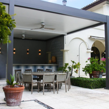 Residential: Bespoke Mid-Century Home – Pergolas for Windy Areas.