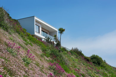 Photo of a contemporary house exterior in Cornwall.