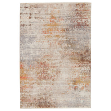 Vibe Berquist Abstract Multicolor and White Area Rug, 3'11"x5'10"
