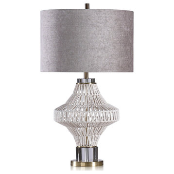 Charlotte Table Lamp Natural Finish on Rope Body