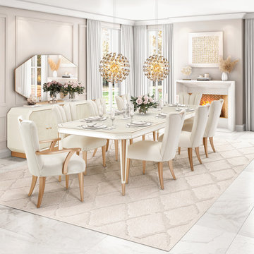 Michael Amini Dining Room Examples