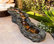 19" Tall Outdoor Tiering Rocky River Stream Water Fountain with LED Lights