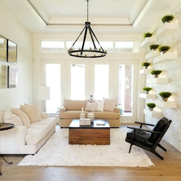 Beach Style Living Room