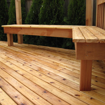 Tight Knot Cedar Deck