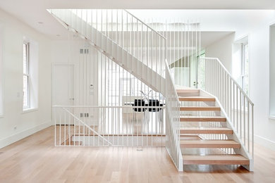 Example of a staircase design in Chicago
