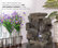 13" Tall Indoor 4-Tier Cascading Tabletop Fountain with LED Lights, Gray