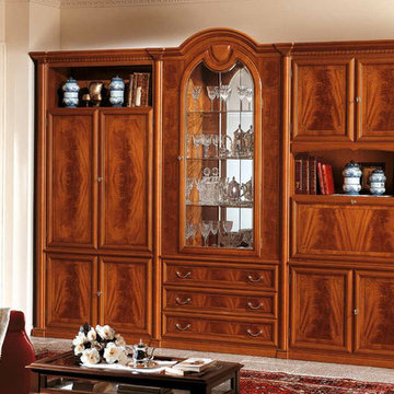 Classic Italian Cherry Wall Unit G06 | Made in Italy