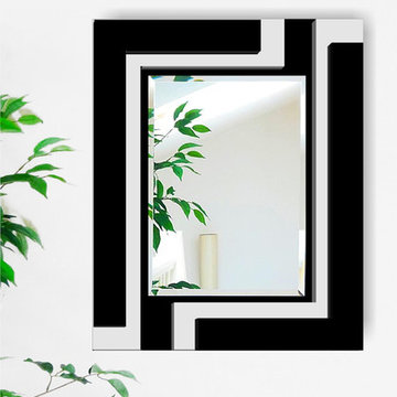 Offset Art Deco Miirror