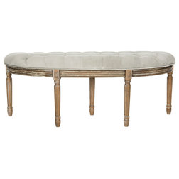 French Country Upholstered Benches by Safavieh