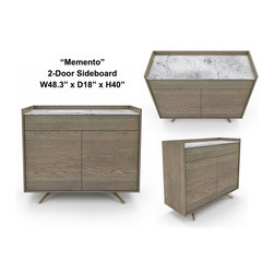 Memento 2-Door Sideboard / Buffet by Huppe | MIG Furniture - Buffets And Sideboards