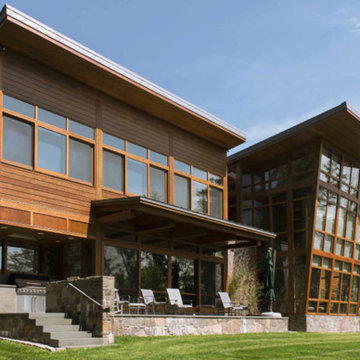 Contemporary Lake House