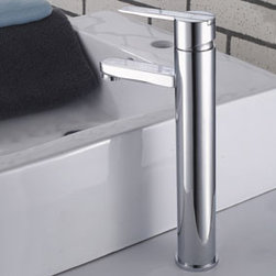 Elegant Brass Bathroom Sink Faucet Chrome Finish T0522H - Bathroom Sink Faucets