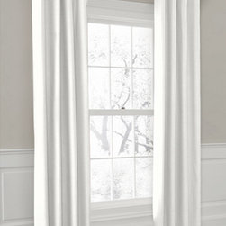 White Grommet Drapery Panel - Curtains