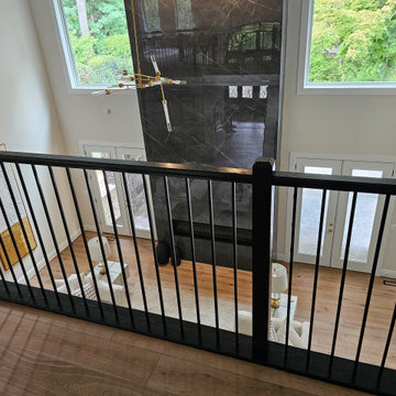 Project #130 | Curved Staircase with Wraparound Balcony