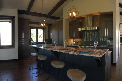 Inspiration for a transitional living room remodel in Denver