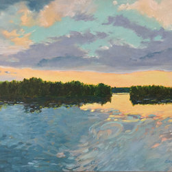 "Island Swirl" &mdash; Oil Painting on Canvas &mdash; 20 x 30" - Paintings
