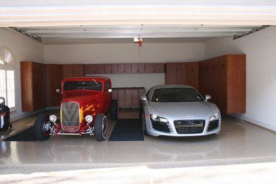 Example of a garage design in Boston
