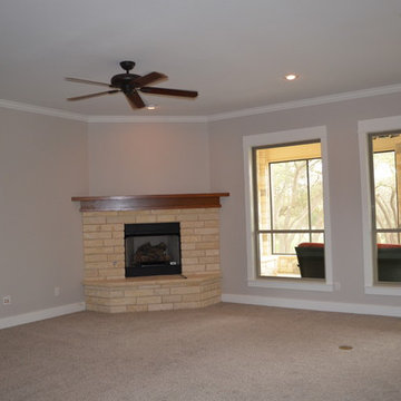 Custom Craftsman Style Living Room
