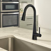 Moen Sleek 1-Handle High Arc Pulldown Kitchen Faucet, Matte Black