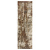 Dalyn Orleans Or13 Organic and Abstract , Shag Rug, Spice, 5'1"x7'5"